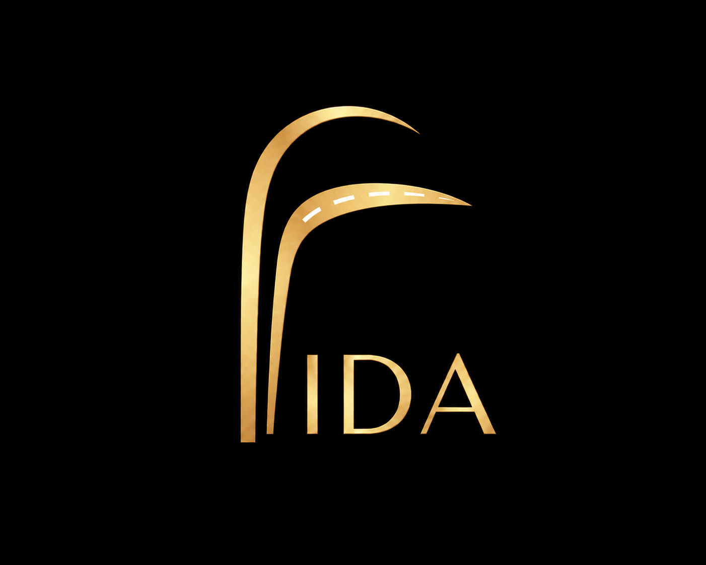 FIDA Logo mit stilisierter Fahrspur